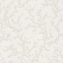 Flat swatch of AS Creation Hygge 3 Delicate Leaf Trail 79090-3 showing the detailed light textured surface.