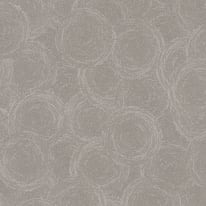 Material swatch of the AS Creation Hygge 3 79093-2 design displaying the brown base and silver metallic detailing.