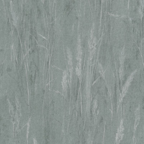 Textured swatch scan of AS Creation Hygge 3 79094-1 displaying the natural green tones and organic stem details.