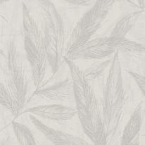 Flat material sample of the AS Creation Hygge 3 79096-4 design showing the contemporary grey tones and silver metallic detailing.