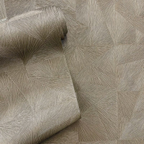 Belmont House Ziggy Abstract Pecan Beige Wallpaper - BH39