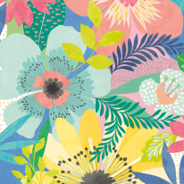 Ohpopsi Floral Riot Citrus Wallpaper - CEP50103W