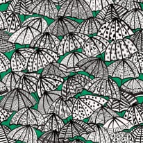 Ohpopsi Jolly Brollies Jade Wallpaper - CEP50114W