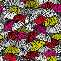 Ohpopsi Jolly Brollies Cherry Wallpaper - CEP50116W