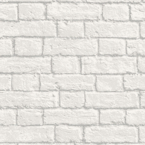 Coloroll Brick White Glitter Wallpaper - M1038
