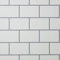 Crown Metro Tile White/Silver Metallic Wallpaper - M1634