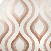 Fine Decor Quartz Geo Rose Gold Glitter Wallpaper - FD42206