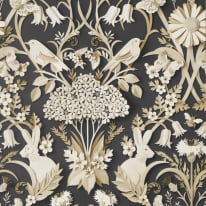 Fine Decor Woodland 3D Effect Charcoal Wallpaper - FD42948