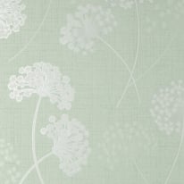 Fine Decor Grace Allium Flower Green Wallpaper - FD43282