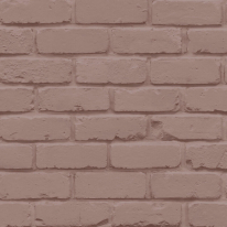 Fine Decor Painted Brick Pink Wallpaper - FD43601