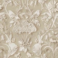 Fine Decor Woodland 3D Effect Natural Wallpaper - FD43606
