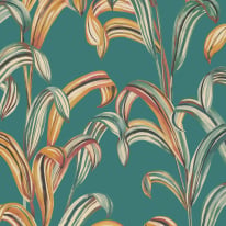 Ohpopsi Fragments Revive Tropical Teal Wallpaper - FRA50103W