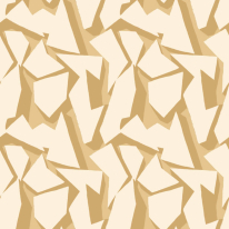 Ohpopsi Fragments Shatter Ochre Wallpaper - FRA50112W