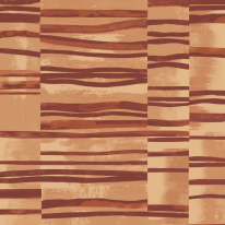 Ohpopsi Fragments Structures Burnt Umber Wallpaper - FRA50119W