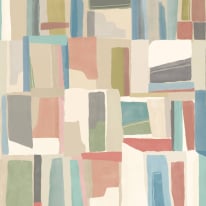 Ohpopsi Fragments Abstract Cubes Shore Wallpaper - FRA50125W