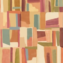 Ohpopsi Fragments Abstract Cubes Marmalade Riot Wallpaper - FRA50127W