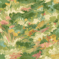 Ohpopsi Fragments Awaken Meadow Mist Wallpaper - FRA50139W