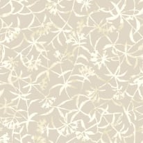 Ohpopsi Fragments Entwine Clay Mist Wallpaper - FRA50148W