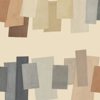 Ohpopsi Fragments Offset Blocks Gingerbread Latte Wallpaper - FRA50153W