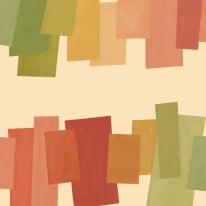 Ohpopsi Fragments Offset Blocks Heatwave Wallpaper - FRA50156W