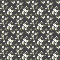 Galerie Anemone Mini Black/Green Wallpaper - G78480