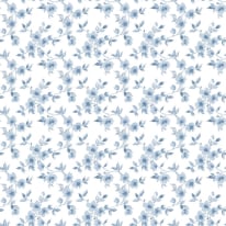 Galerie Anemone Mini Blue/White Wallpaper - G78481