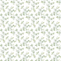 Galerie Anemone Mini Sage Green/White Wallpaper - G78483