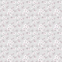 Galerie Anemone Mini Grey/Pink Wallpaper - G78485