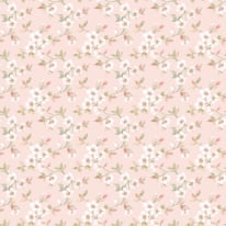 Galerie Anemone Mini Pink/Green Wallpaper - G78487