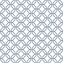 Galerie Trellis Positive Blue Wallpaper - G78526