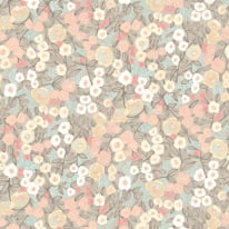 Ohpopsi Glasshouse Flora Ditsy Peach/Dove Wallpaper - GHS50116W