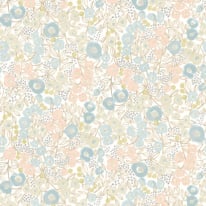 Ohpopsi Glasshouse Flora Ditsy Silver Wallpaper - GHS50117W