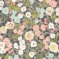 Ohpopsi Glasshouse Flora Midnight/Blush Wallpaper - GHS50121W