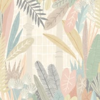 Ohpopsi Glasshouse Blush/Apricot Wallpaper - GHS50149W
