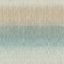 Grandeco Malibu Stripe Effect Aqua Wallpaper - A51201