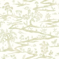 Ohpopsi Kaiwa Trees Green Tea Wallpaper - HAN50106W