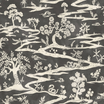 Ohpopsi Kaiwa Trees Raven Wallpaper - HAN50109W