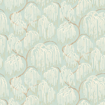 Ohpopsi Shizu Willow Tree Seafoam Wallpaper - HAN50138W