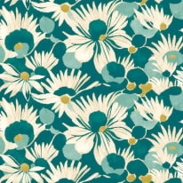 Ohpopsi Suiren Waterlily Peacock Wallpaper - HAN50144W