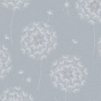 Holden Decor Allora Dandelion Blue Metallic Wallpaper - 36003