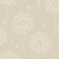 Holden Decor Allora Dandelion Cream Metallic Wallpaper - 36002