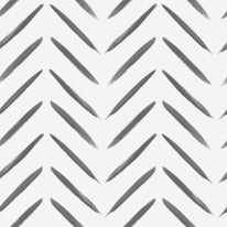 Holden Decor Chevron Brush Marks Black/White Wallpaper - 13040