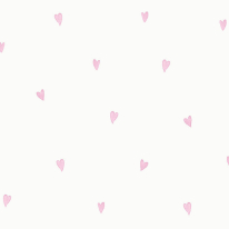 Holden Decor Love Hearts Pattern Pink Glitter Wallpaper - 12581