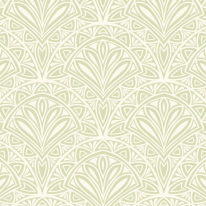 Hoopla Walls Elegance Deco Fan Green Wallpaper - HWA1024W