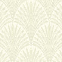 Hoopla Walls Elegance Leaf Fan Sage Green Wallpaper - HWA1029W