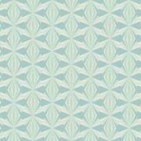 Hoopla Walls Sunray Diamond Teal Blue Wallpaper - HWA1052W