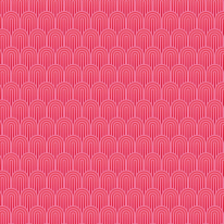Hoopla Walls Retro Arch Bright Pink Wallpaper - HWA1073W
