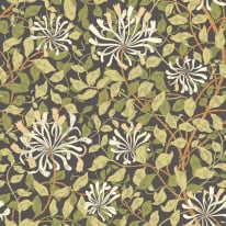 Hoopla Walls Honeysuckle Leaf Trail Chalkboard Wallpaper - HWA1086W
