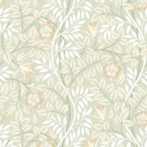 Hoopla Walls Rosehip Trail Sage Green Wallpaper - HWA1092W