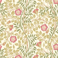 Hoopla Walls Rosehip Trail Rose Pink Wallpaper - HWA1099W